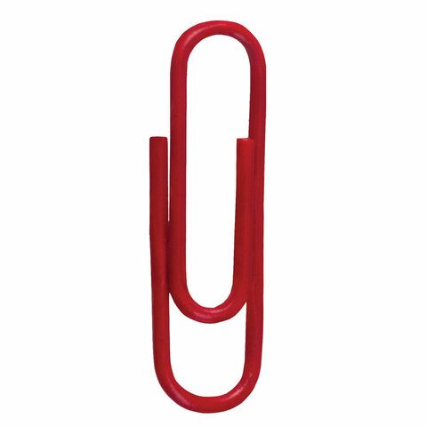 Скрепки 28мм 70шт цветные STAFF эконом 1/30