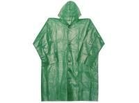 Плащ-дождевик с рукавами и капюшоном на липучке зеленый ПВД 70 мкм 1/50 Плащ-дождевик с рукавами и капюшоном на липучке зеленый ПВД 70 мкм 1/50
