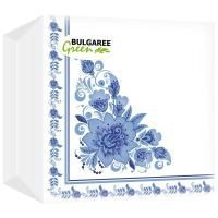 Салфетки (24х24) 1-сл Гжель (100) 1/30 Салфетки (24х24) 1-сл Гжель (100) 1/30