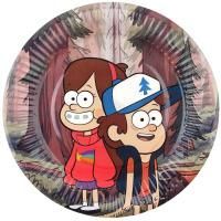 Тарелка картон с рисунком d-180 Гравити Фолз 10/10 Тарелка картон с рисунком d-180 Гравити Фолз 10/10