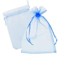 Подарочный мешок текстильный ОРГАНЗА СИНИЙ 7х9см 1/25/250 Подарочный мешок текстильный ОРГАНЗА СИНИЙ 7х9см 1/25/250