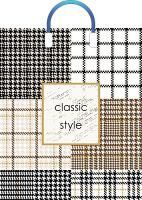 Пакет с пластмассовыми ручками (38х45)-90 Гленчек 10/150