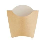 Коробка бумажная для картофеля фри 137х54х103мм крафт ламинированный ECO FRY М DoECO 50/1200