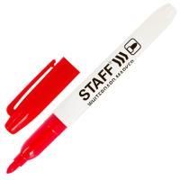 Маркер для доски красный 2,5мм тонкий корпус круглый наконечник STAFF 1/12 Маркер для доски красный 2,5мм тонкий корпус круглый наконечник STAFF 1/12