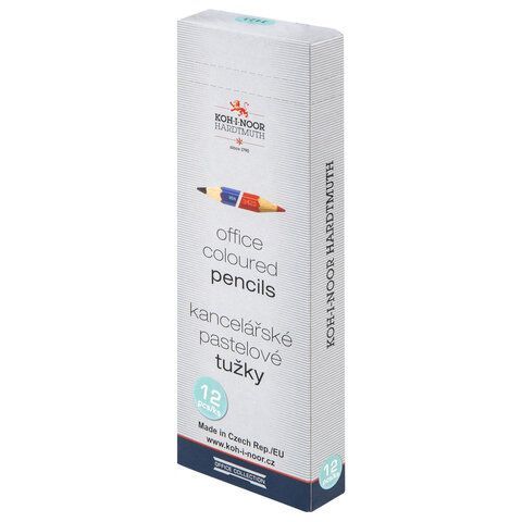 Карандаш двухцветный утолщённый KOH-I-NOOR 1шт красно-синий грифель 3,8мм (клиент) Карандаш двухцветный утолщённый KOH-I-NOOR 1шт красно-синий грифель 3,8мм (клиент)