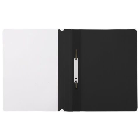 Папка скоросшиватель с прозр верхн лист STAFF черный 1/25/500 Папка скоросшиватель с прозр верхн лист STAFF черный 1/25/500