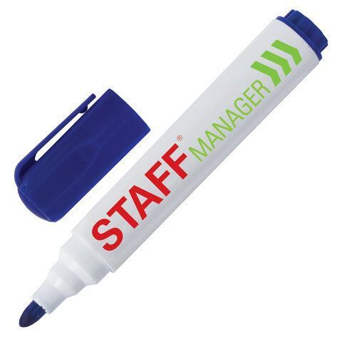 Маркер для доски НАБОР 4шт 5мм круглый наконечник STAFF Manager 1/80 Маркер для доски НАБОР 4шт 5мм круглый наконечник STAFF Manager 1/80