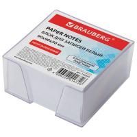 Блок для записей 9х9х5 белый в прозр. подставке BRAUBERG 1/24 Блок для записей 9х9х5 белый в прозр. подставке BRAUBERG 1/24