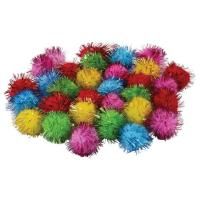 Помпоны 25мм 30шт 5цв БЛЕСТЯЩИЕ ОС Помпоны 25мм 30шт 5цв БЛЕСТЯЩИЕ ОС
