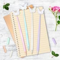 Ручка фигурная БАБОЧКА силикон.корп ассорти, синяя Ручка фигурная БАБОЧКА силикон.корп ассорти, синяя