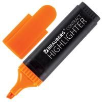 Текстмаркер оранжевый 1-5мм скошенный наконечник BRAUBERG CONTRACT 1/10 Текстмаркер оранжевый 1-5мм скошенный наконечник BRAUBERG CONTRACT 1/10